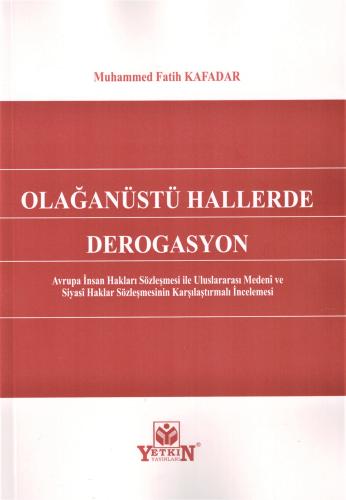 Olağanüstü Hallerde Derogasyon
