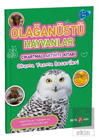 Olağanüstü Hayvanlar - Çıkartmalı Aktivite Kitabı