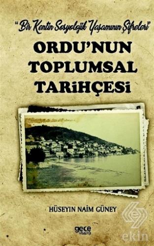 Ordu'nun Toplumsal Tarihçesi