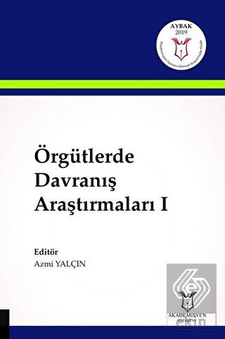 Örgütlerde Davranış Araştırmaları 1