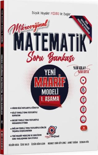 Orijinal Mikro Matematik Maarif Modeli 1. Aşama Soru Bankası Nilgün Ko