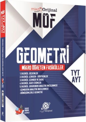 Orijinal Mikro TYT AYT Geometri MÖF Mikro Öğreten Fasiküller Set