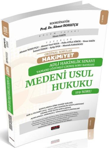 Orijinal Sorular HAKİMİYET Adli Hakimlik Sınavı Medeni Usul Hukuku Çık