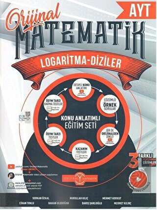 Orijinal Yayınları AYT Matematik Logaritma Diziler