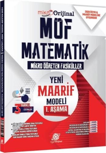 Orijinal Yayınları Matematik MÖF Maarif Model 1. Aşama Kolektif Orijin