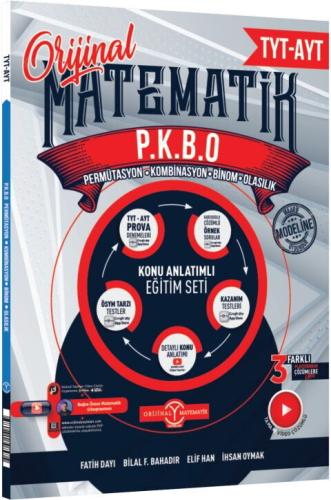 Orijinal Yayınları TYT AYT Matematik Permütasyon Kombinasyon Binom Olasılık Konu Anlatımlı Eğitim Seti