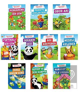 Orman Dostları Masal Dizisi Seti Düz Yazılı (10 Ki