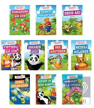 Orman Dostları Masal Dizisi Seti Düz Yazılı (10 Ki