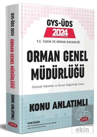 Orman Genel Müdürlüğü GYS-ÜDS Konu Anlatımlı