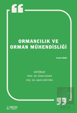 Ormancılık ve Orman Mühendisliği
