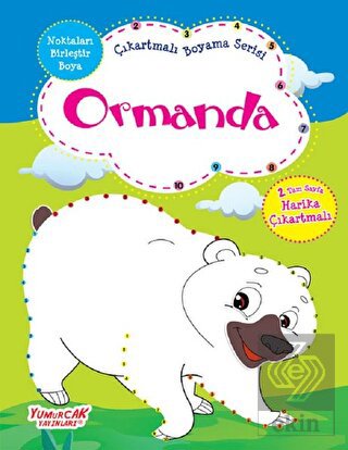 Ormanda - Çıkartmalı Boyama Serisi