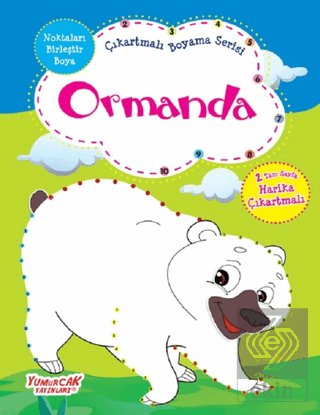 Ormanda - Çıkartmalı Boyama Serisi