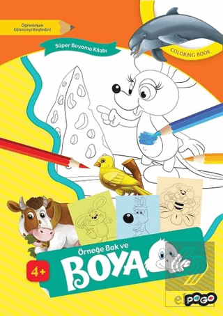 Örneğe Bak ve Boya - Sarı