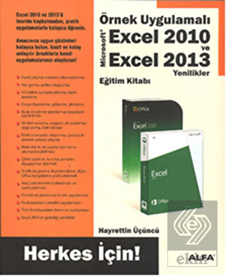 Örnek Uygulamalı Excel 2010 ve Excel 2013