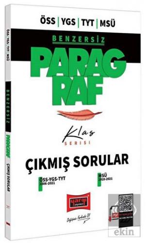 ÖSS YGS TYT MSÜ Klas Serisi Benzersiz Paragraf Çık