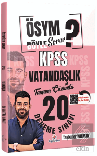 ÖSYM Böyle Sorar 2026 KPSS Vatandaşlık Tamamı PDF Çözümlü 20 Deneme