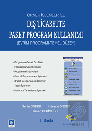 Outlet Dış Ticarette Paket Program Kullanımı Şerife Önder