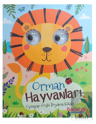 Oynayan Gözlü Boyama Kitabı – Orman Hayvanları