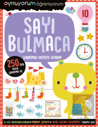 Oynuyorum Öğreniyorum – Sayı Bulmaca Çıkartmalı Aktivite Kitabım