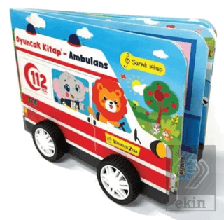 Oyuncak Kitap - Ambulans (Gerçek Tekerlekli)