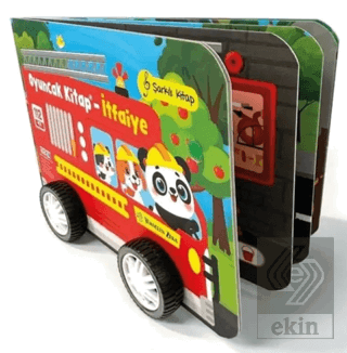 Oyuncak Kitap - İtfaiye (Gerçek Tekerlekli)
