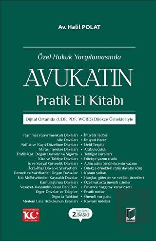 Özel Hukuk Yargılamasında Avukatın Pratik El Kitab
