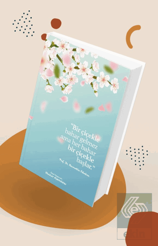 Özel Tarasrimli Huzur Ajandası - Bir Çiçekle Bahar