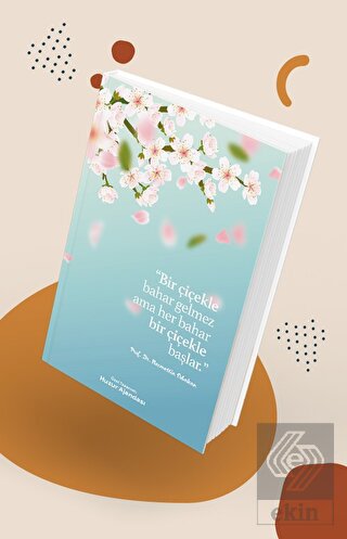 Özel Tarasrimli Huzur Ajandası - Bir Çiçekle Bahar