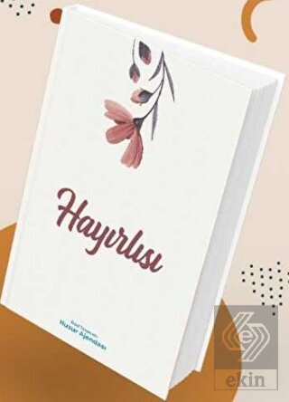 Özel Tarasrimli Huzur Ajandası - Hayırlısı