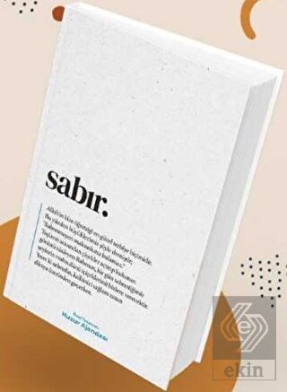 Özel Tarasrimli Huzur Ajandası - Sabır