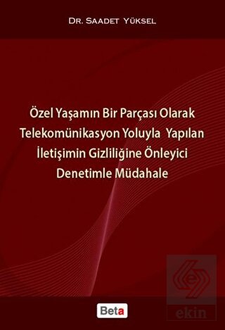 Özel Yaşamın Bir Parçası Olarak Telekomünikasyon Y