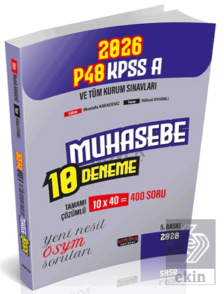 P48 KPSS A Grubu Muhasebe Tamamı Çözümlü 10 Deneme