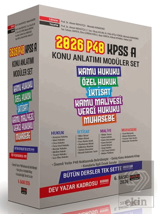P48 KPSS A Grubu Tüm Dersler Konu Anlatımlı Tek Kitap