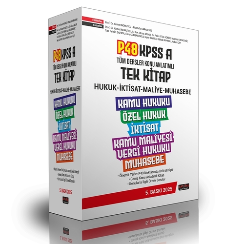 P48 KPSS A Grubu Tüm Dersler Konu Anlatımlı Tek Kitap