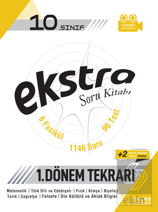 10. Sınıf Ekstra Soru Kitabı (1. Dönem Tekrarı)
