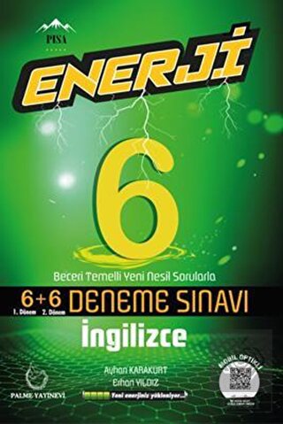 Palme 6.Sınıf Enerji İngilizce 6+6 Deneme Sınavı