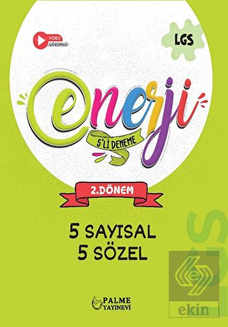 Palme Enerji LGS 1. Dönem 5'li Deneme