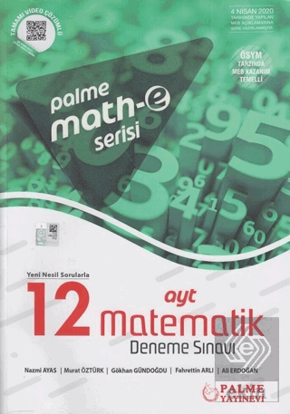 2020 AYT Math-e 12 Matematik Deneme Sınavı