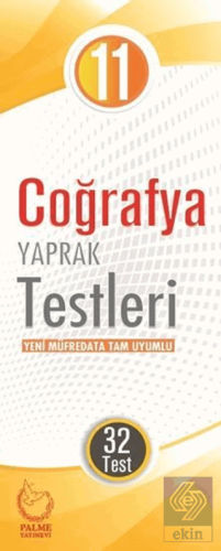 11. Sınıf Coğrafya Yaprak Testleri (32 Test)