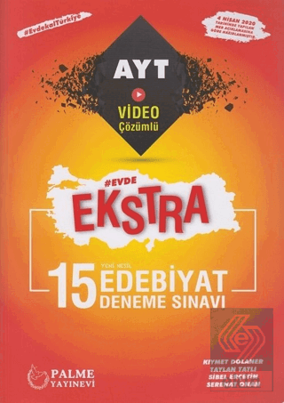 Palme YKS AYT Ekstra Edebiyat 15 Deneme Sınavı