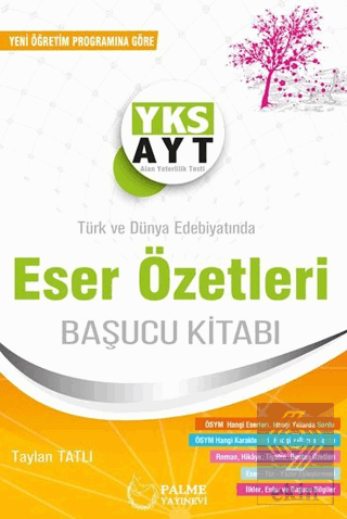 Palme YKS AYT Eser Özetleri Başucu Kitabı