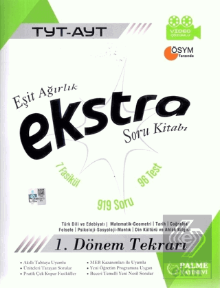 2021 TYT-AYT Eşit Ağırlık Ekstra Soru Kitabı