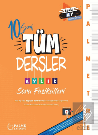 Palmetre 10. Sınıf Tüm Dersler Aylık Çalışma Fasi