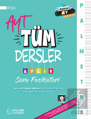 Palmetre AYT Sayısal Tüm Dersler Aylık Çalışma Fas
