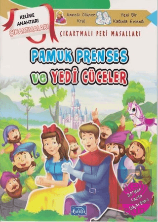 Pamuk Prenses ve Yedi Cüceler - Çıkartmalı Peri Ma