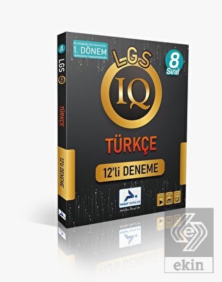 Paraf 8. Sınıf IQ Türkçe 12' li Deneme 1. Dönem Ko