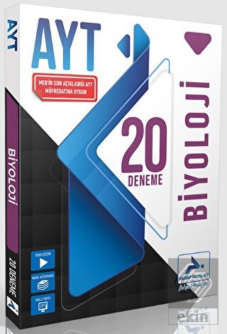 Paraf AYT Biyoloji 20 Deneme - MEB Yeni Müfredata