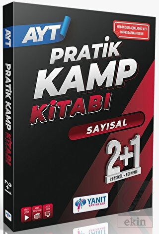 Paraf AYT Sayısal 2+1 Pratik Kamp Kitabı