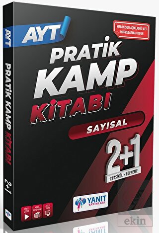 Paraf AYT Sayısal 2+1 Pratik Kamp Kitabı