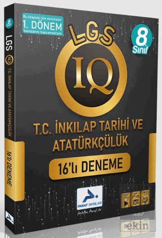Paraf IQ İnkılap Tarihi 16'lı Deneme 1. Dönem Konu
